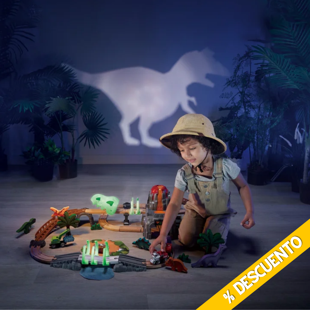 CONJUNTO DE AVENTURA FERROVIARIA DINO
