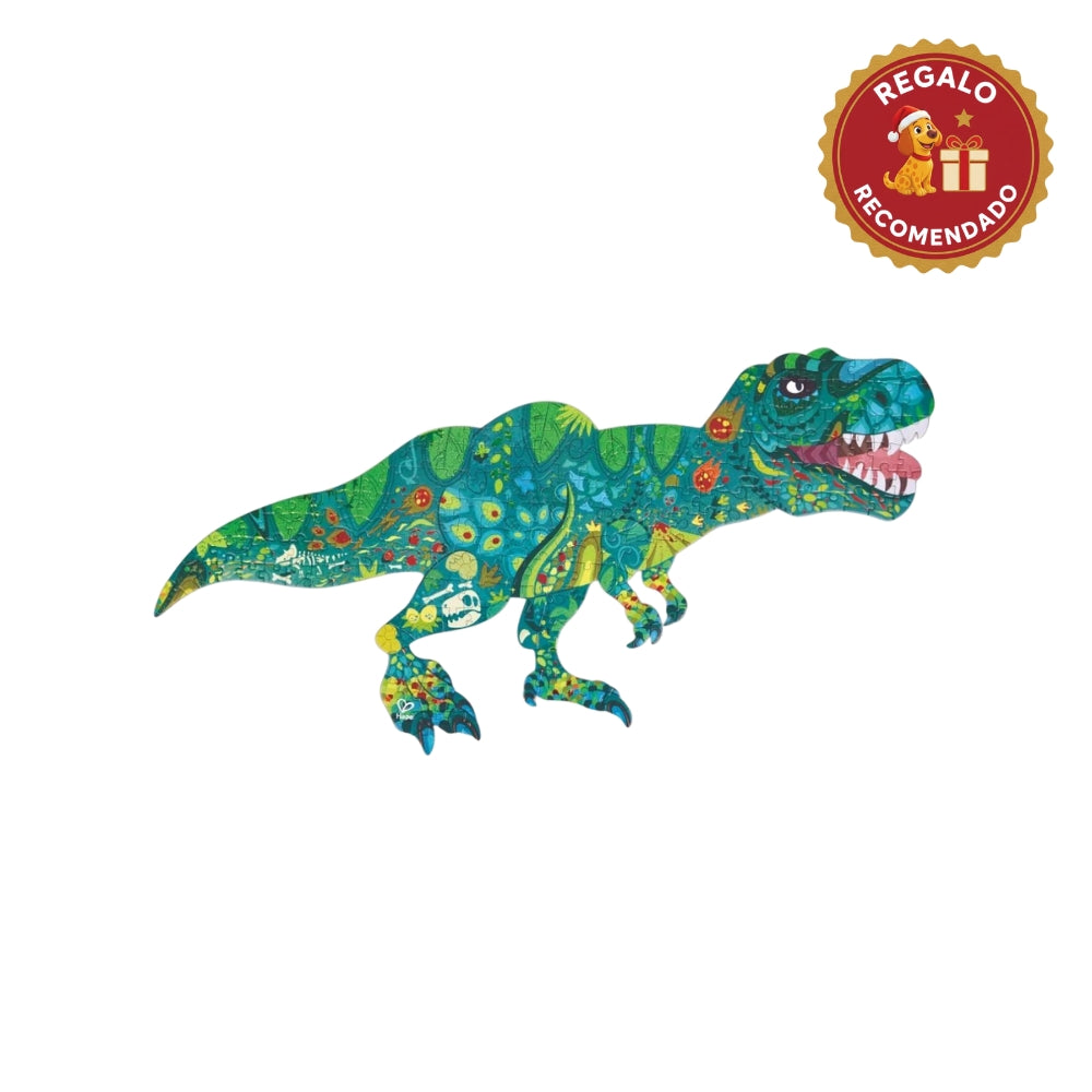 ROMPECABEZAS GIGANTE DE DINOSAURIOS QUE BRILLA EN LA OSCURIDAD