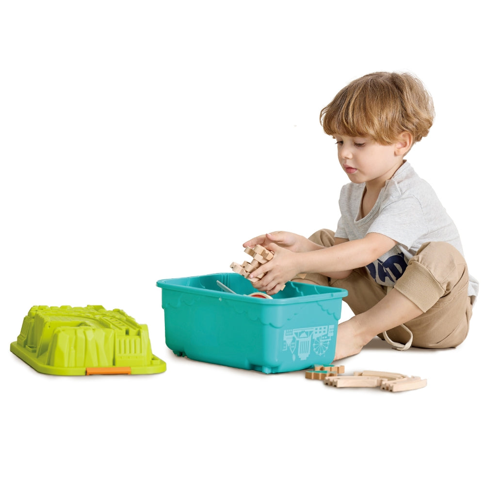 JUEGO DE CUBOS DE TREN DE GRANJA