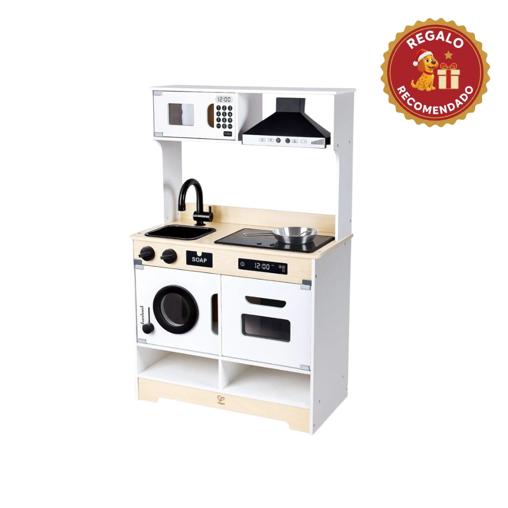 Set Infantil Horno de Pizza de Madera con Sonido y Luz