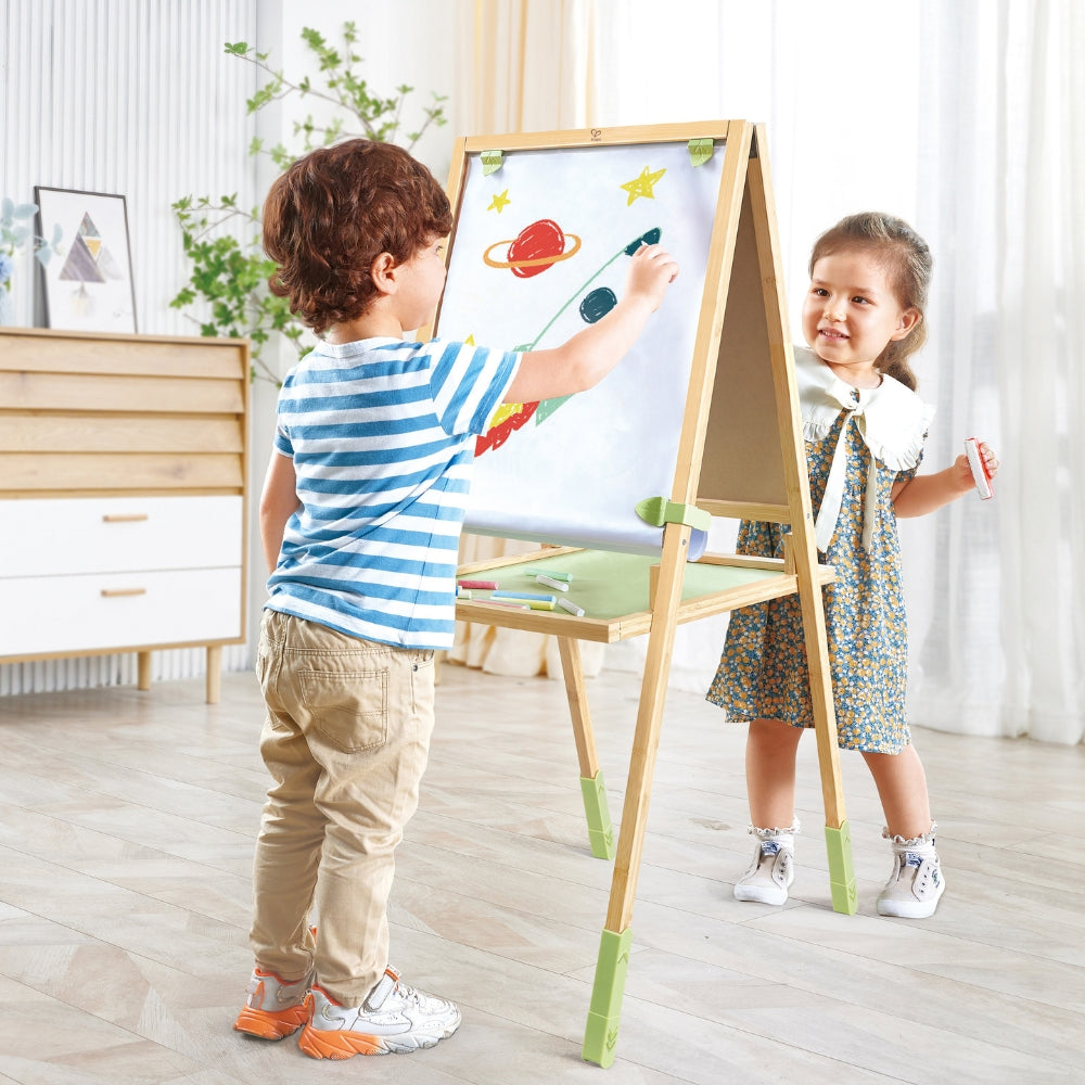 PIZARRÓN BLANCO DE BAMBÚ