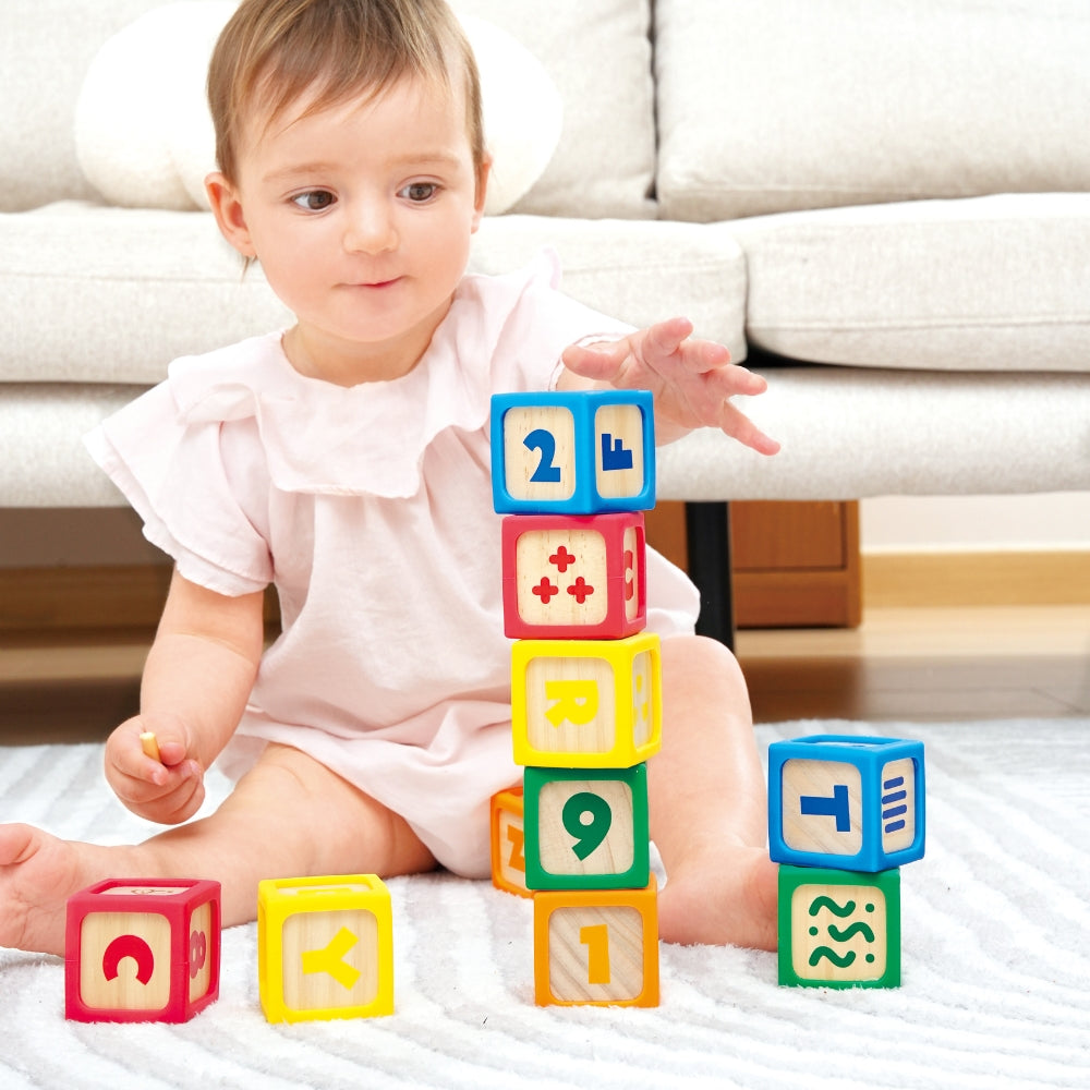 BLOQUES APILABLES DE MADERA Y SILICONA