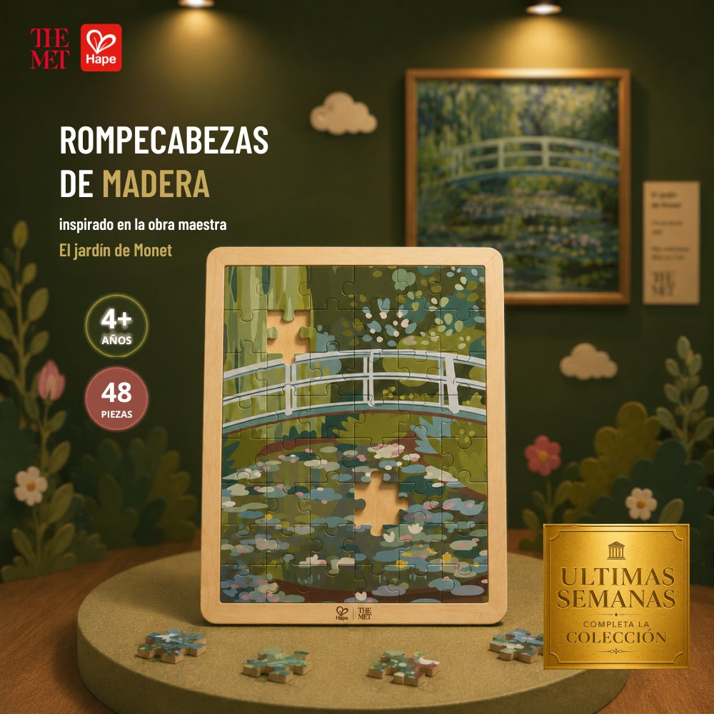 Rompecabezas de Madera Jardin de Nenufares