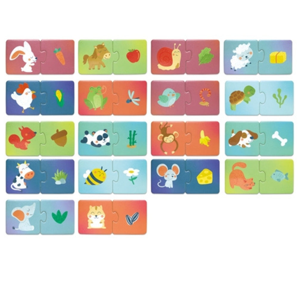 Rompecabezas la merienda de los animales