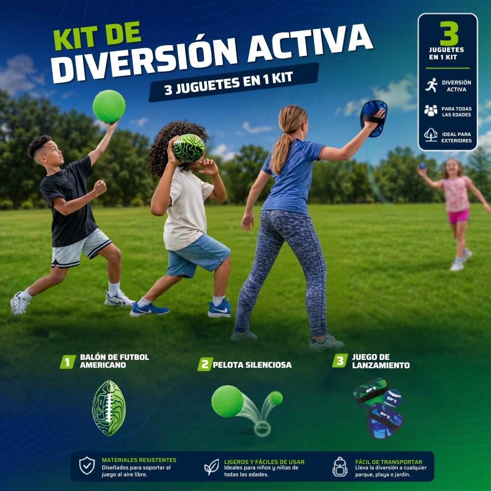 Kit de Diversión Activa 3 en 1