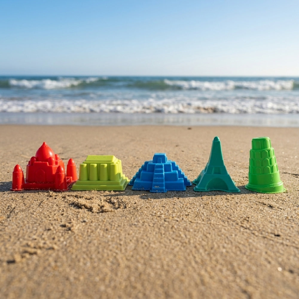 Kit de Moldes de Arena – Taj Mahal, Partenón y Torre Eiffel