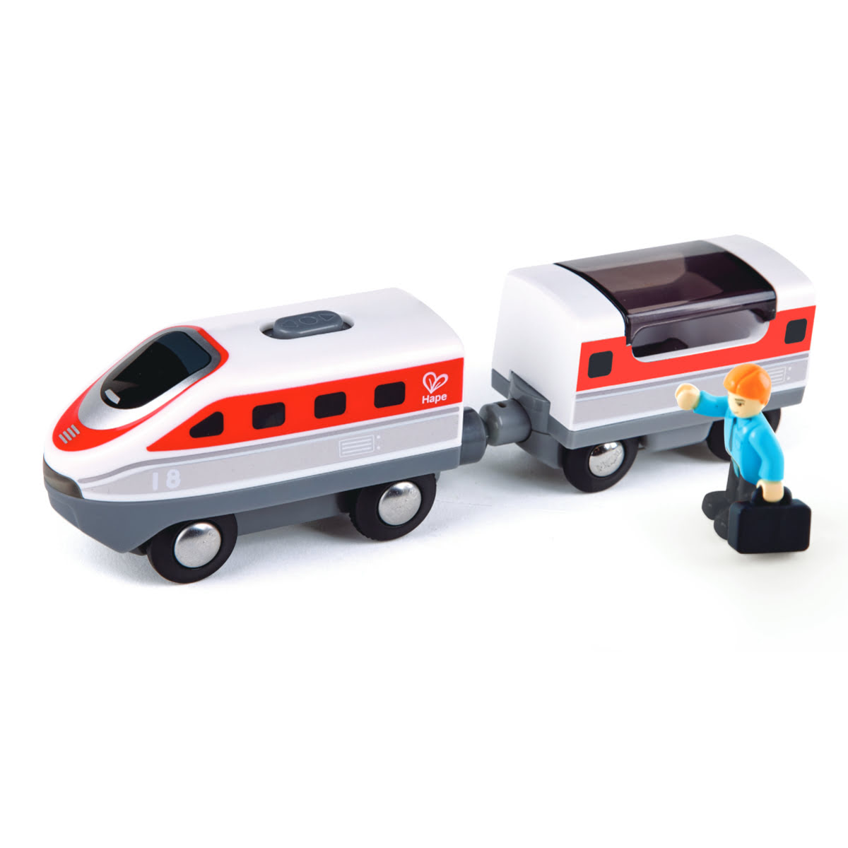 Tren De Vapor De Madera Hape - Juguete Clásico Para Niños (Toynamics E3717)