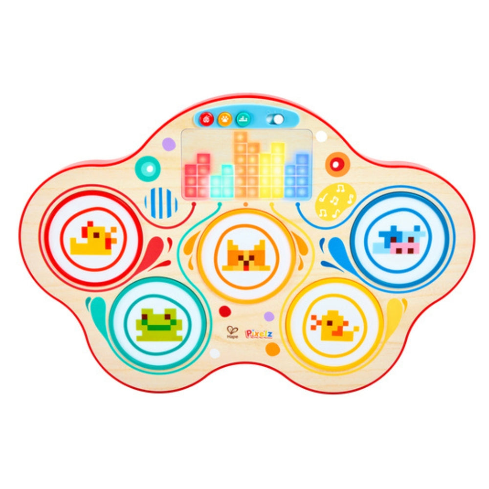 Batería Musical Interactiva Pixelz con Luces y Sonidos