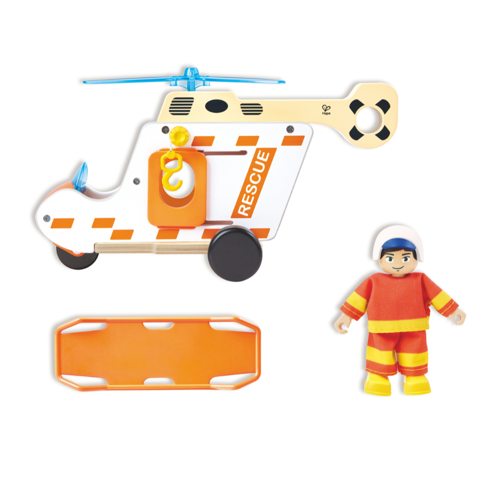 Helicóptero de Rescate con Accesorios