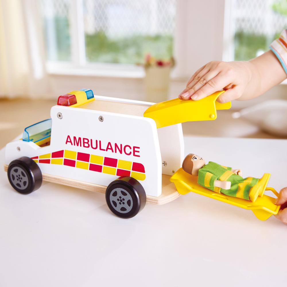 Ambulancia de Respuesta Rápida con Luces y Sonidos