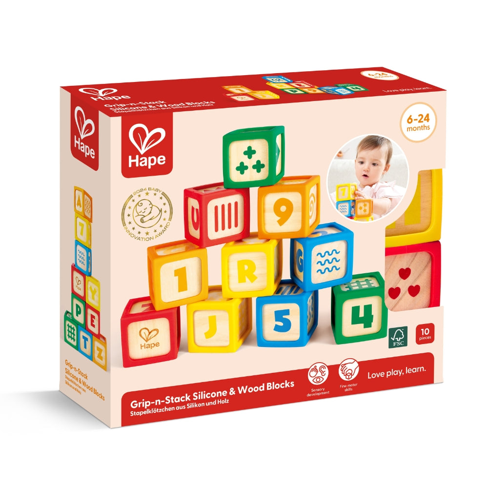 BLOQUES APILABLES DE MADERA Y SILICONA