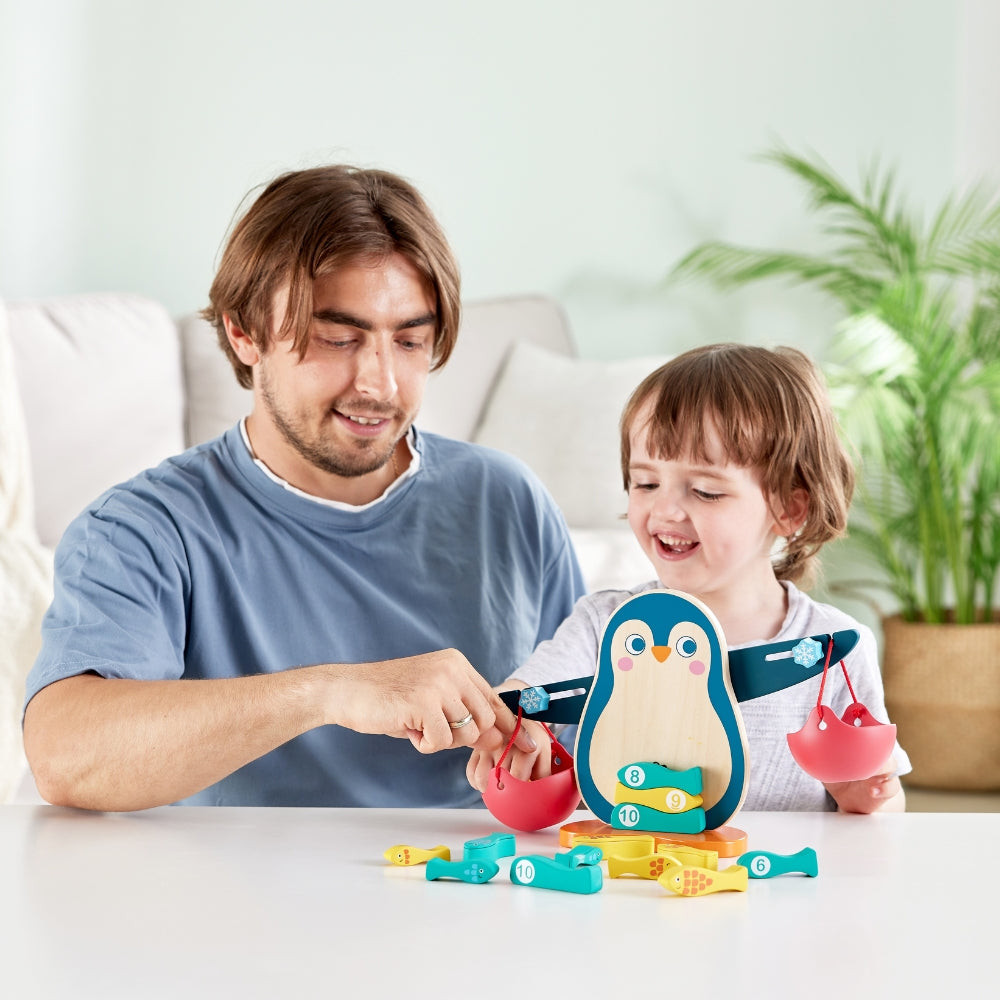 BÁSCULA MATEMÁTICAS DE PINGÜINO