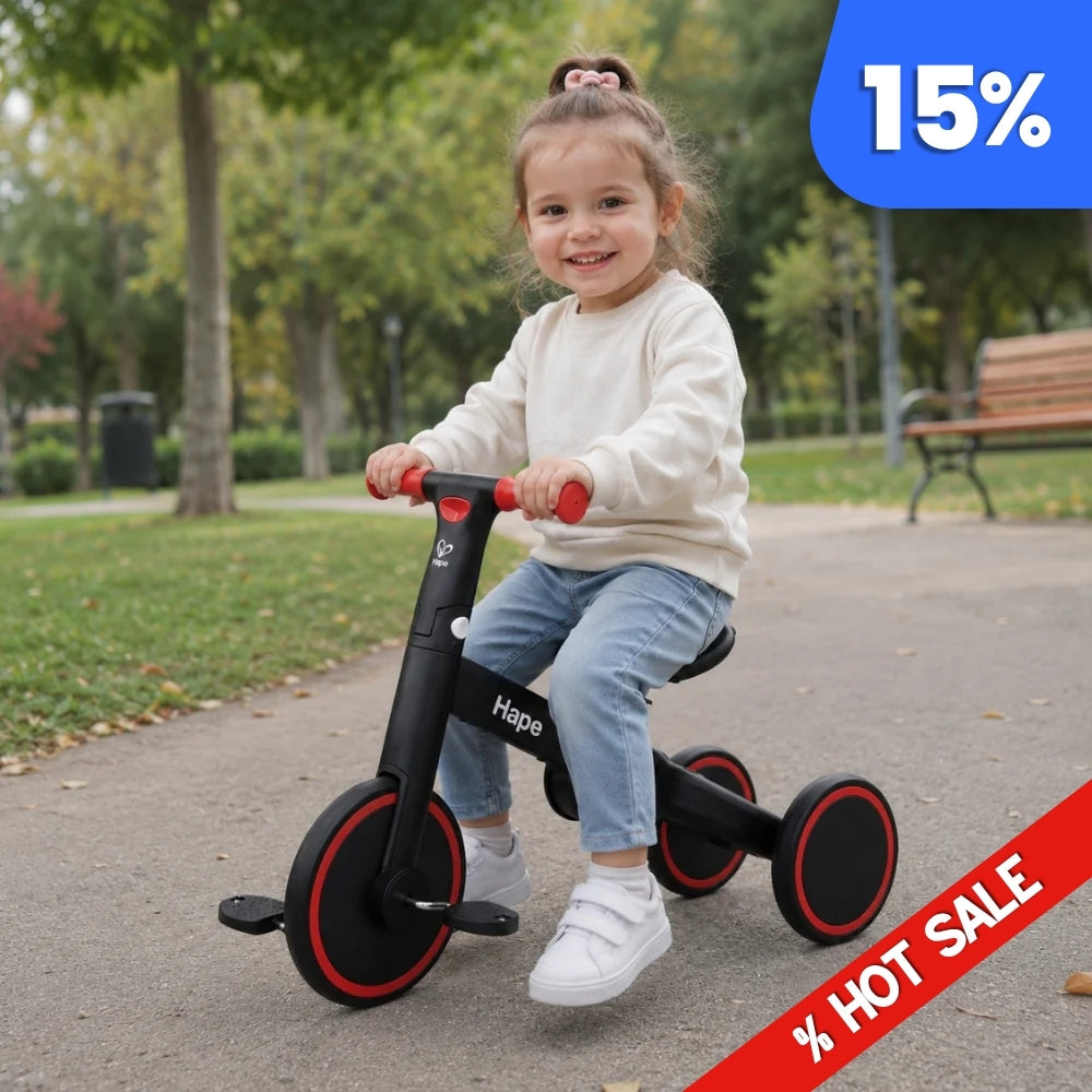 TRICICLO DE EQUILIBRIO PLEGABLE MULTIFUNCIONAL