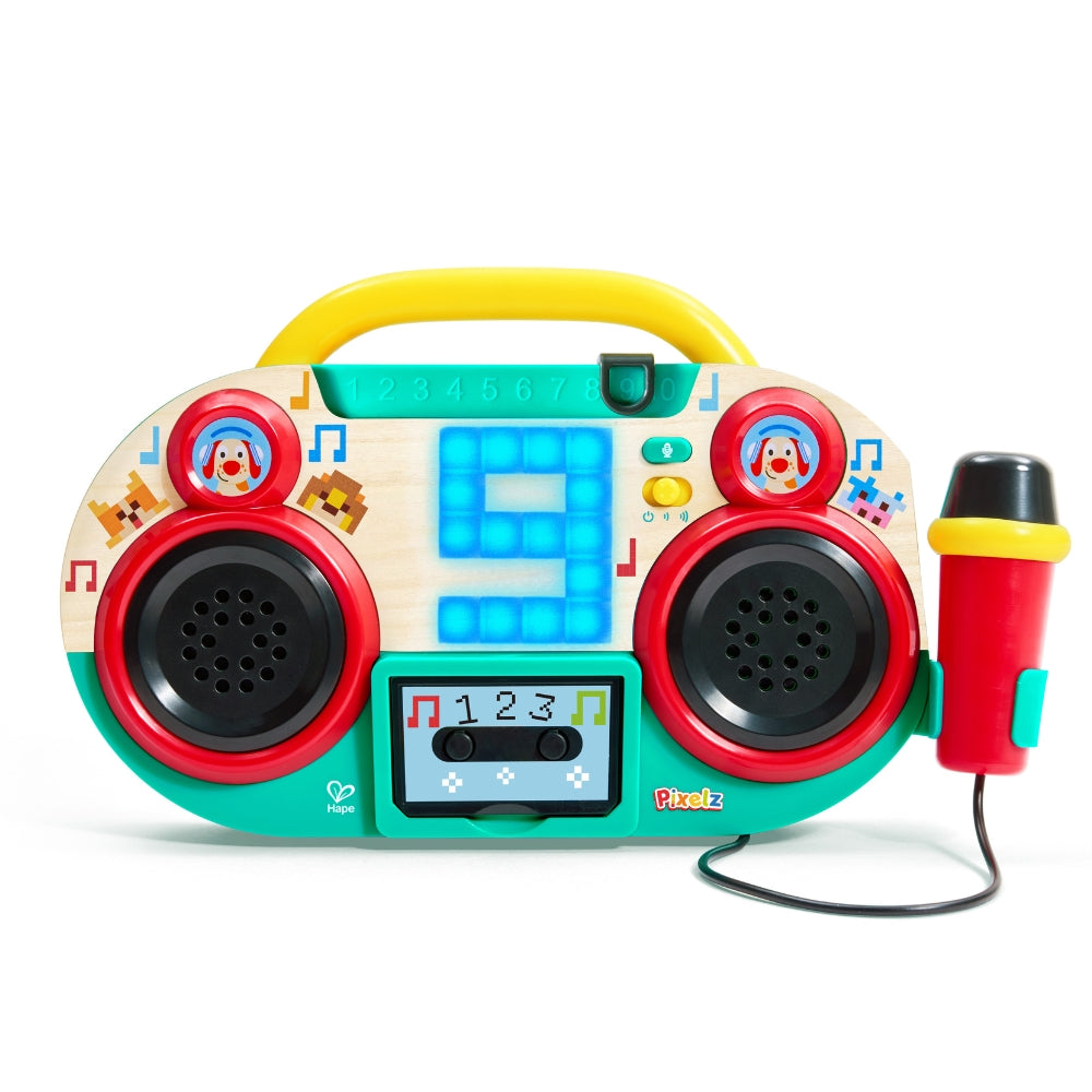 Boombox Pixel Interactivo