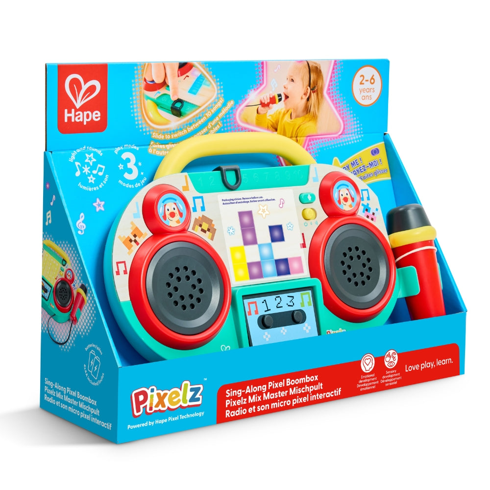 Boombox Pixel Interactivo