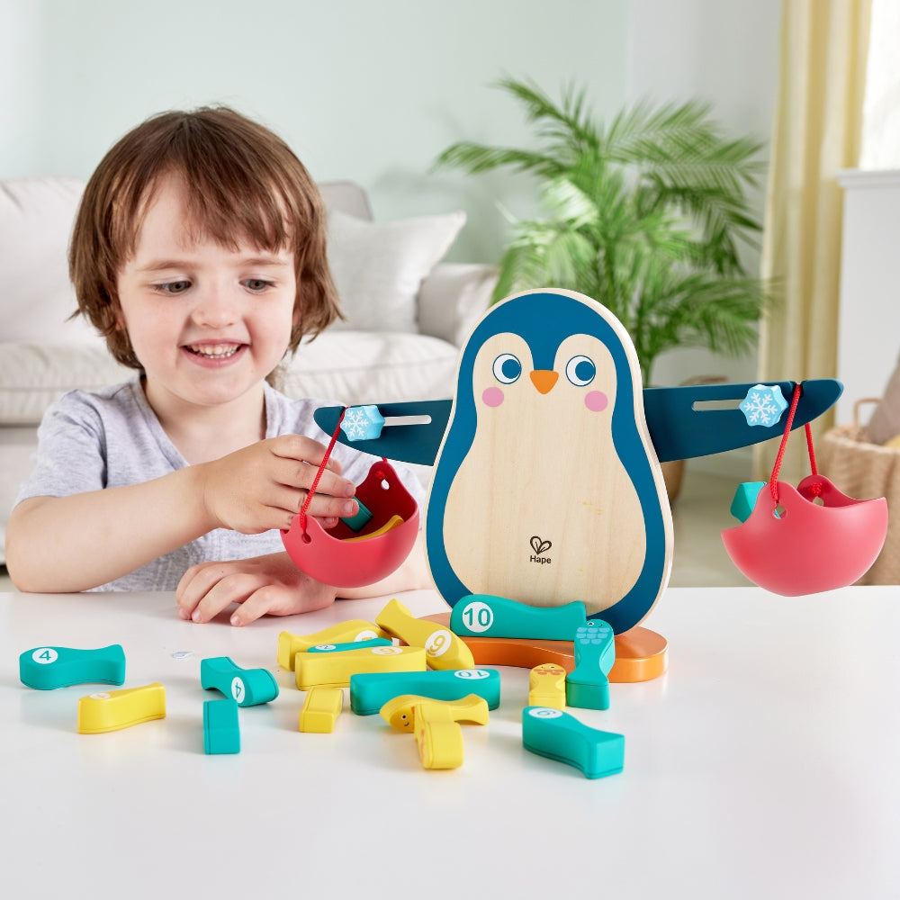 BÁSCULA MATEMÁTICAS DE PINGÜINO