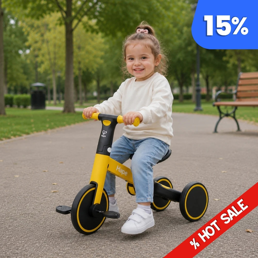 TRICICLO DE EQUILIBRIO PLEGABLE MULTIFUNCIONAL HAPE