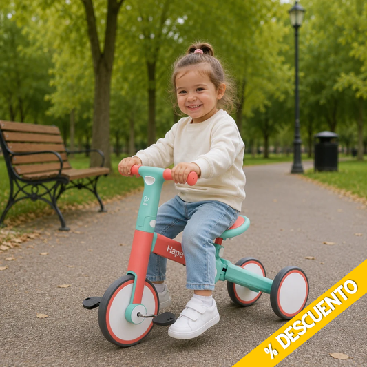 TRICICLO DE EQUILIBRIO PLEGABLE MULTIFUNCIONAL