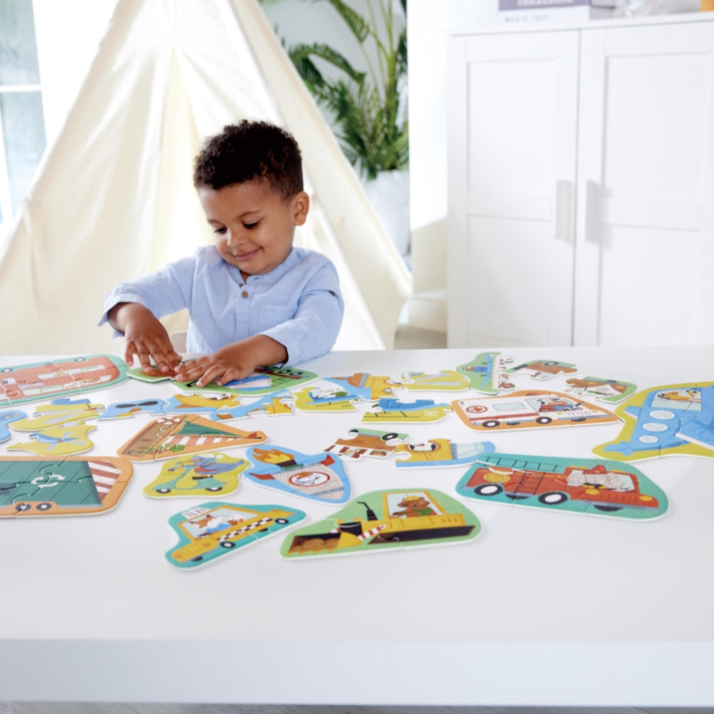 Rompecabezas de Vehículos.