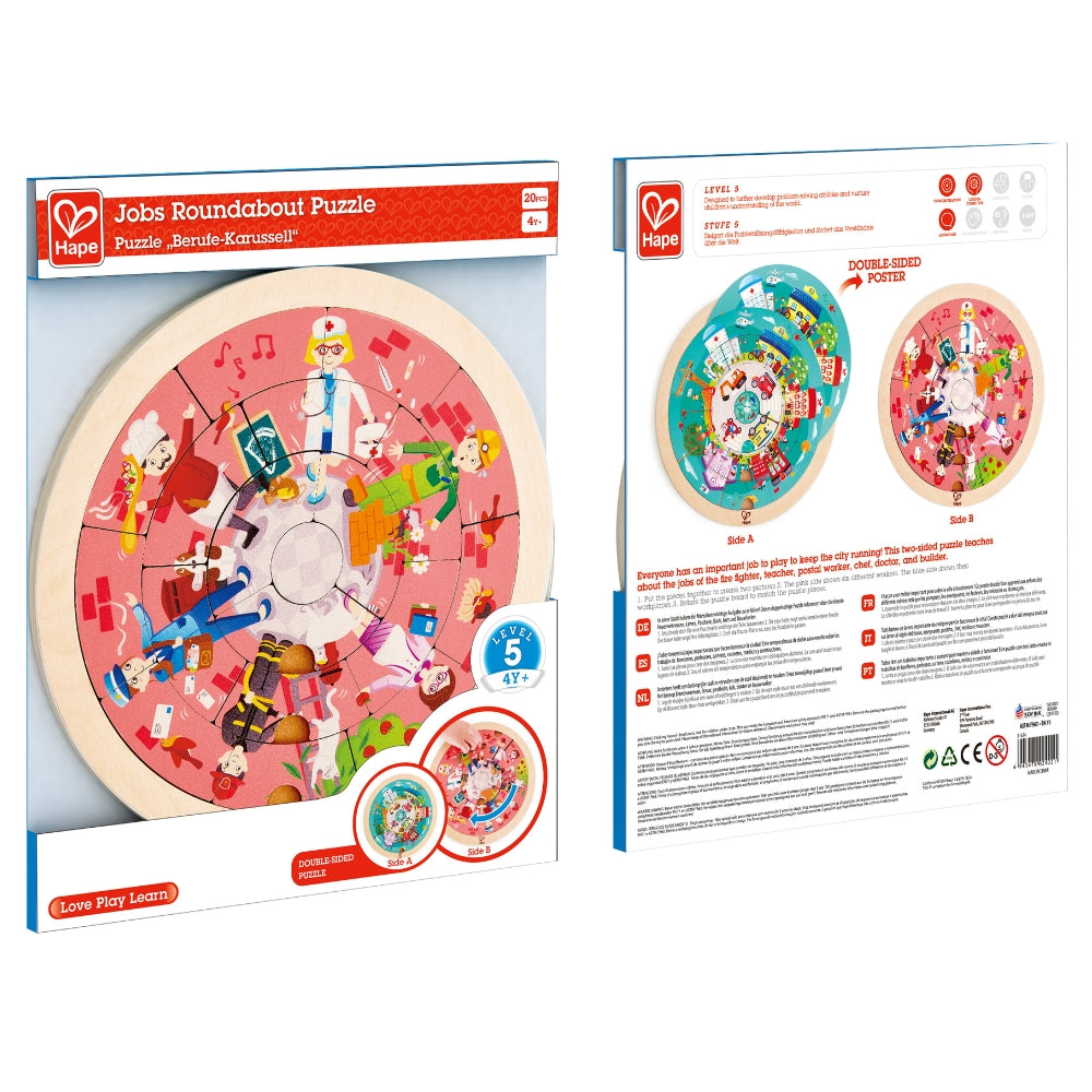 ROMPECABEZAS REDONDO DE LOS TRABAJOS