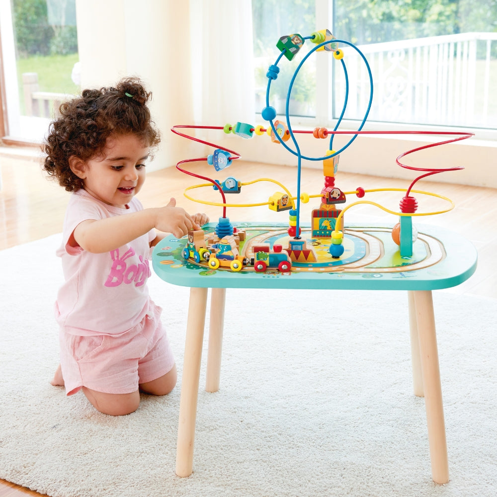 MESA LABERINTO FERROCARRIL RETORCIDO