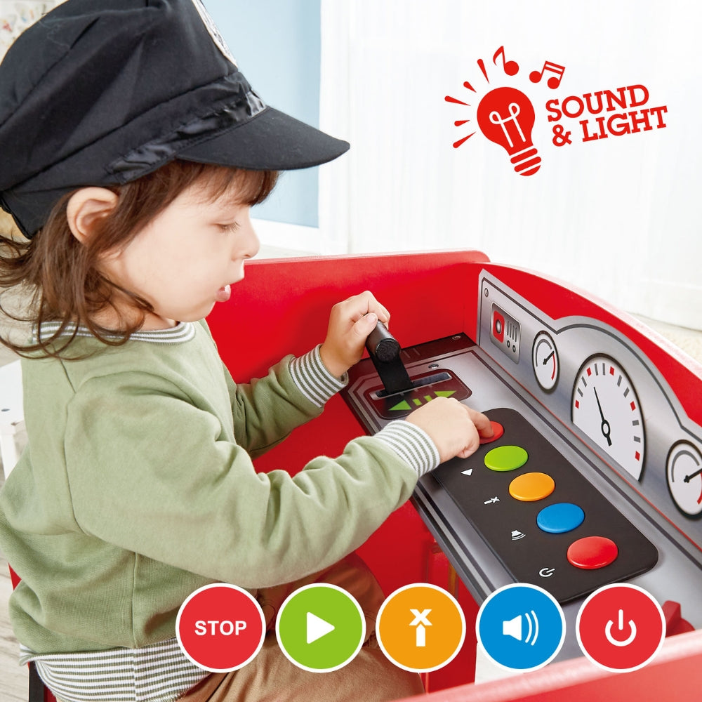 MESA LOCOMOTORA PLEGABLE ROJA