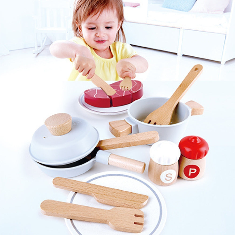 JUEGO COMPLETO PARA COCINAR Y SERVIR