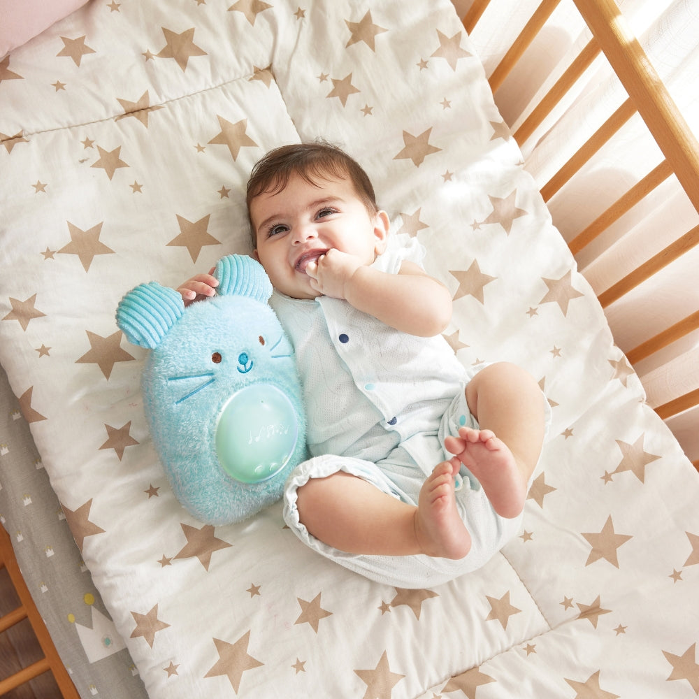 RATONCITO MUSICAL AZUL PARA BEBÉS