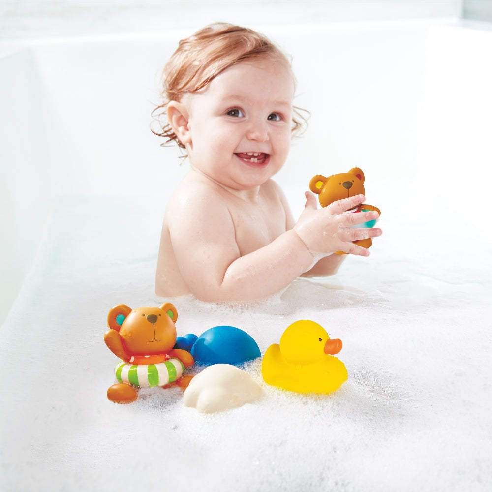 MUÑECOS DE BAÑO OSITO Y SUS AMIGOS