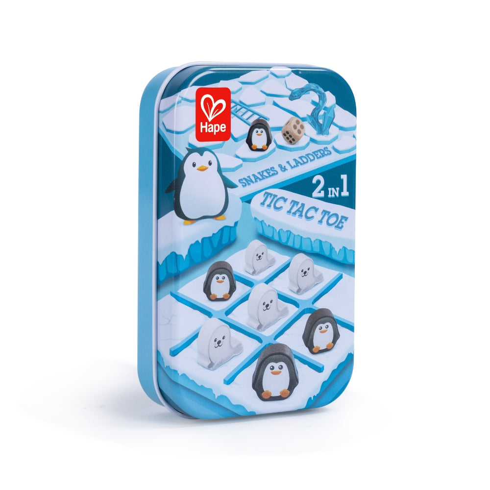 JUEGO 2 EN 1: TRES EN RAYA/ SERPIENTES Y ESCALERAS