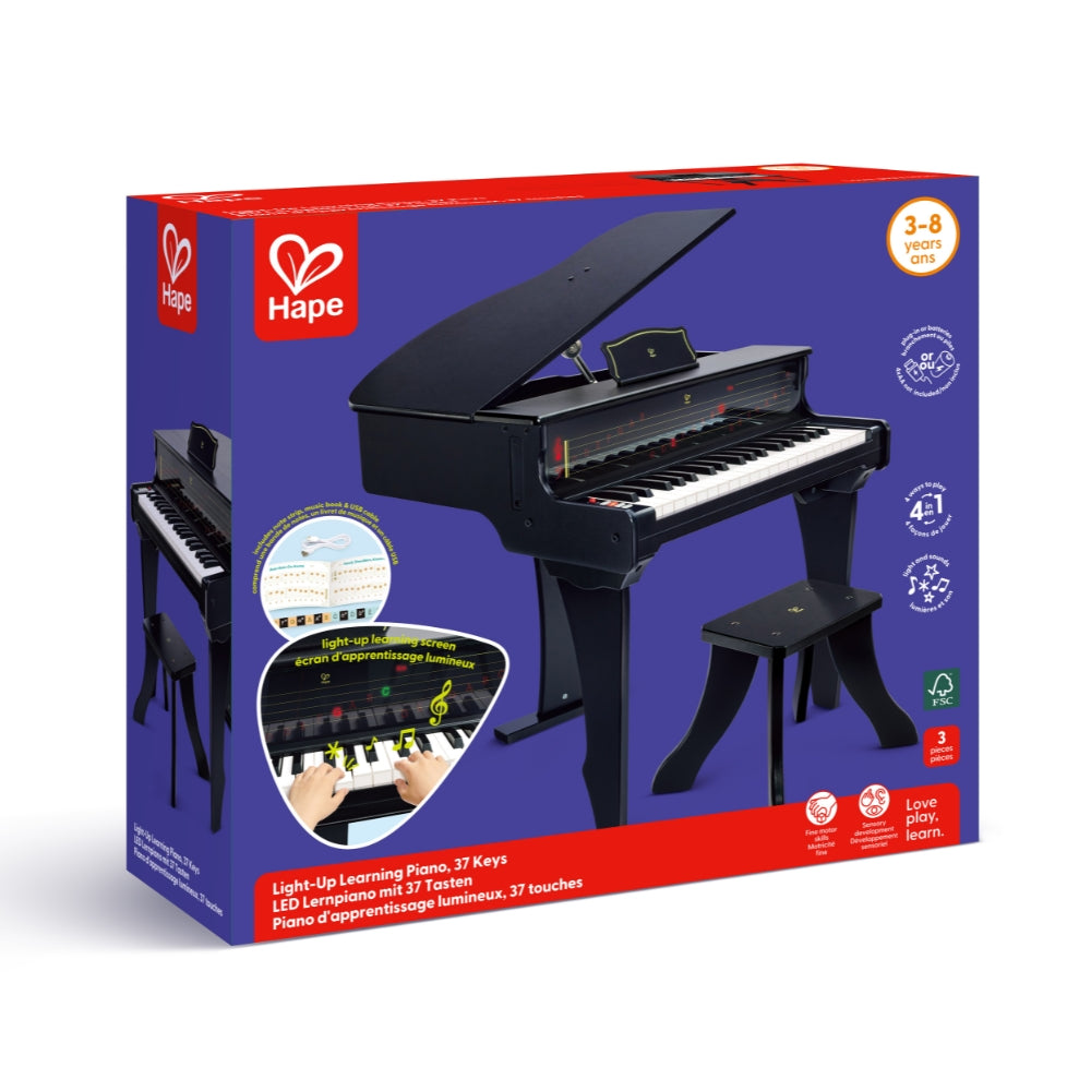 Piano Infantil Interactivo de 37 Teclas con Luces