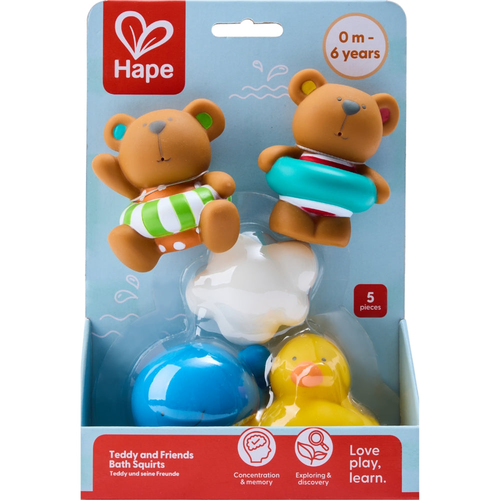 MUÑECOS DE BAÑO OSITO Y SUS AMIGOS