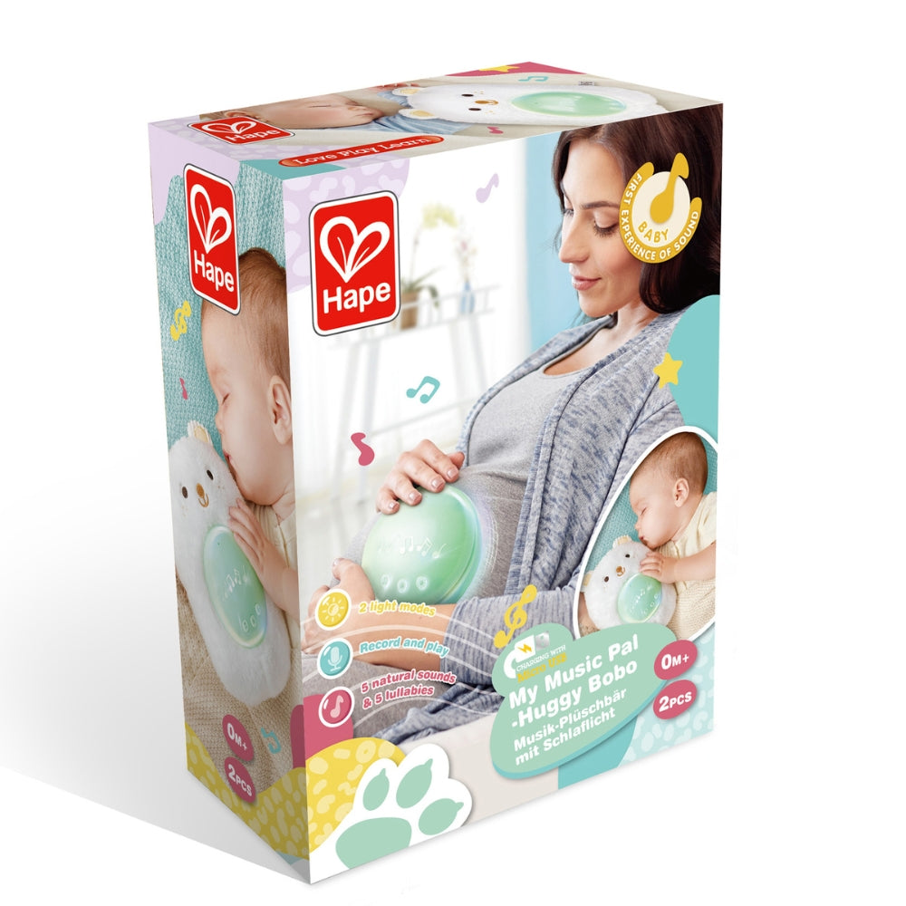 RATONCITO MUSICAL BLANCO PARA BEBÉS