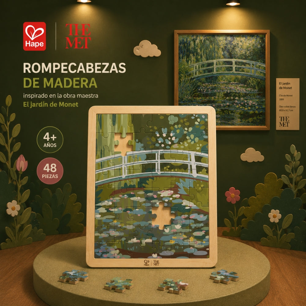 Rompecabezas de Madera Jardin de Nenufares