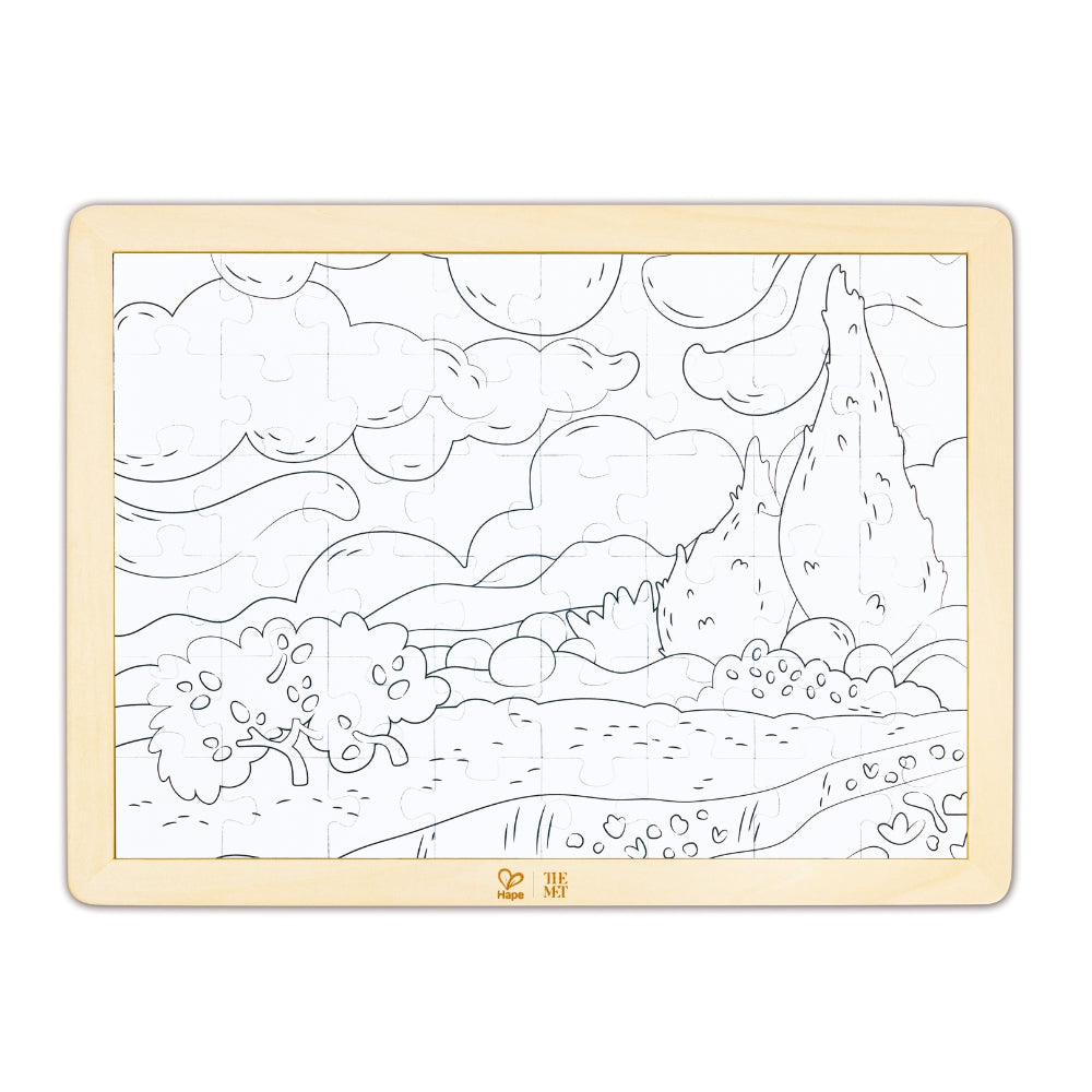 Rompecabezas de Madera Cipreses – Vincent van Gogh