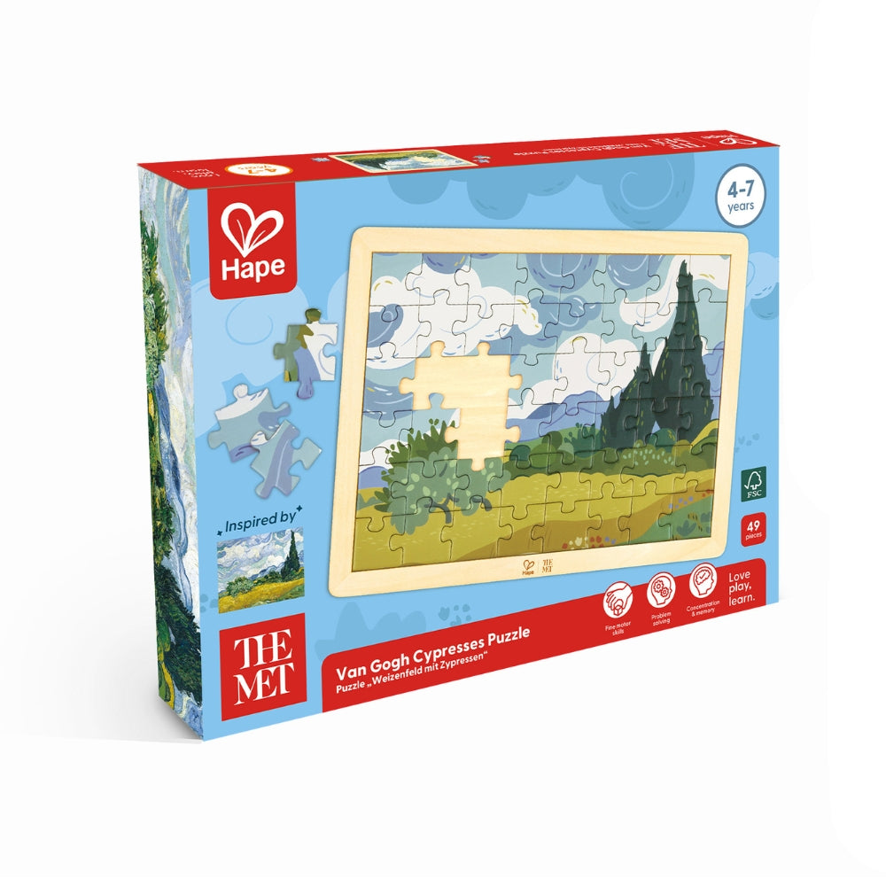 Rompecabezas de Madera Cipreses – Vincent van Gogh