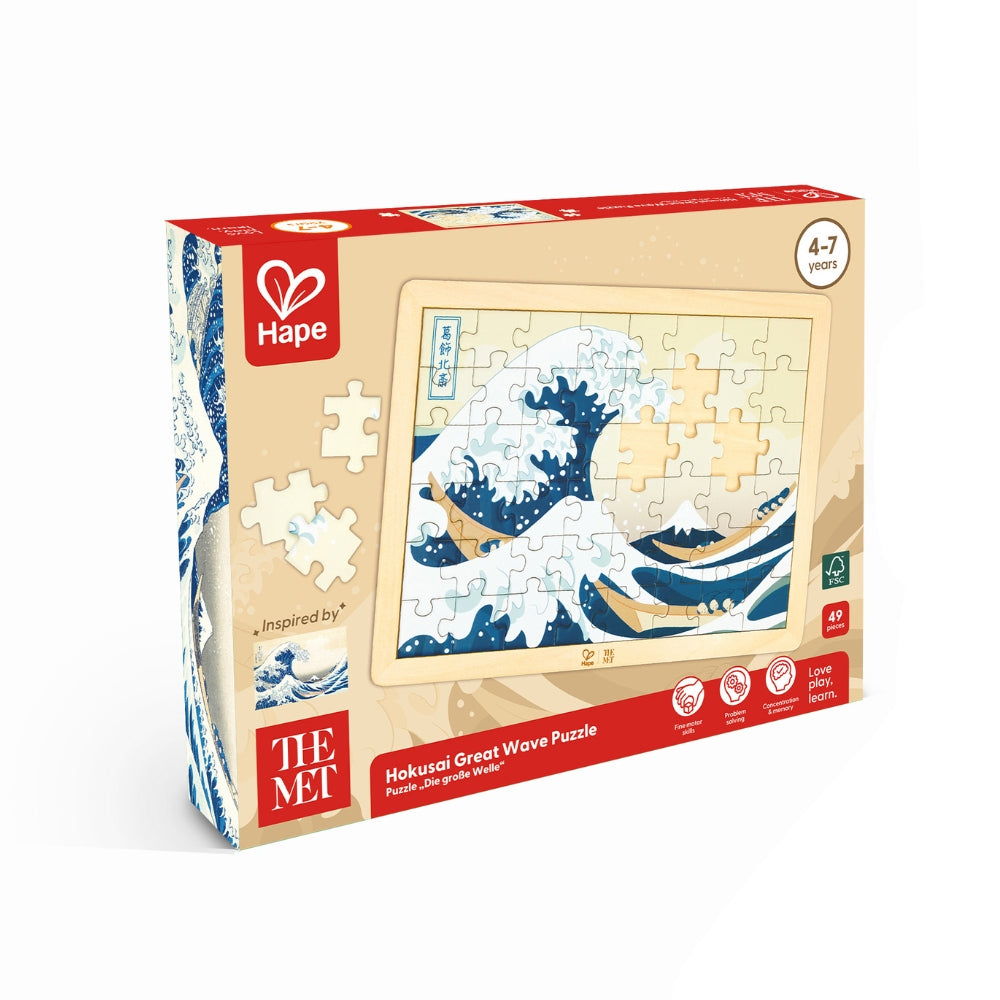Rompecabezas de Madera La Gran Ola – Hokusai