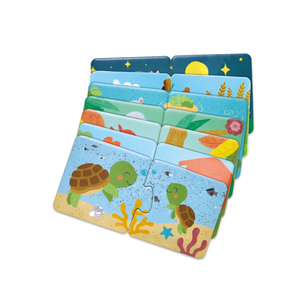 ROMPECABEZAS DE EMPAREJAMIENTO DE FAMILIAS DE ANIMALES