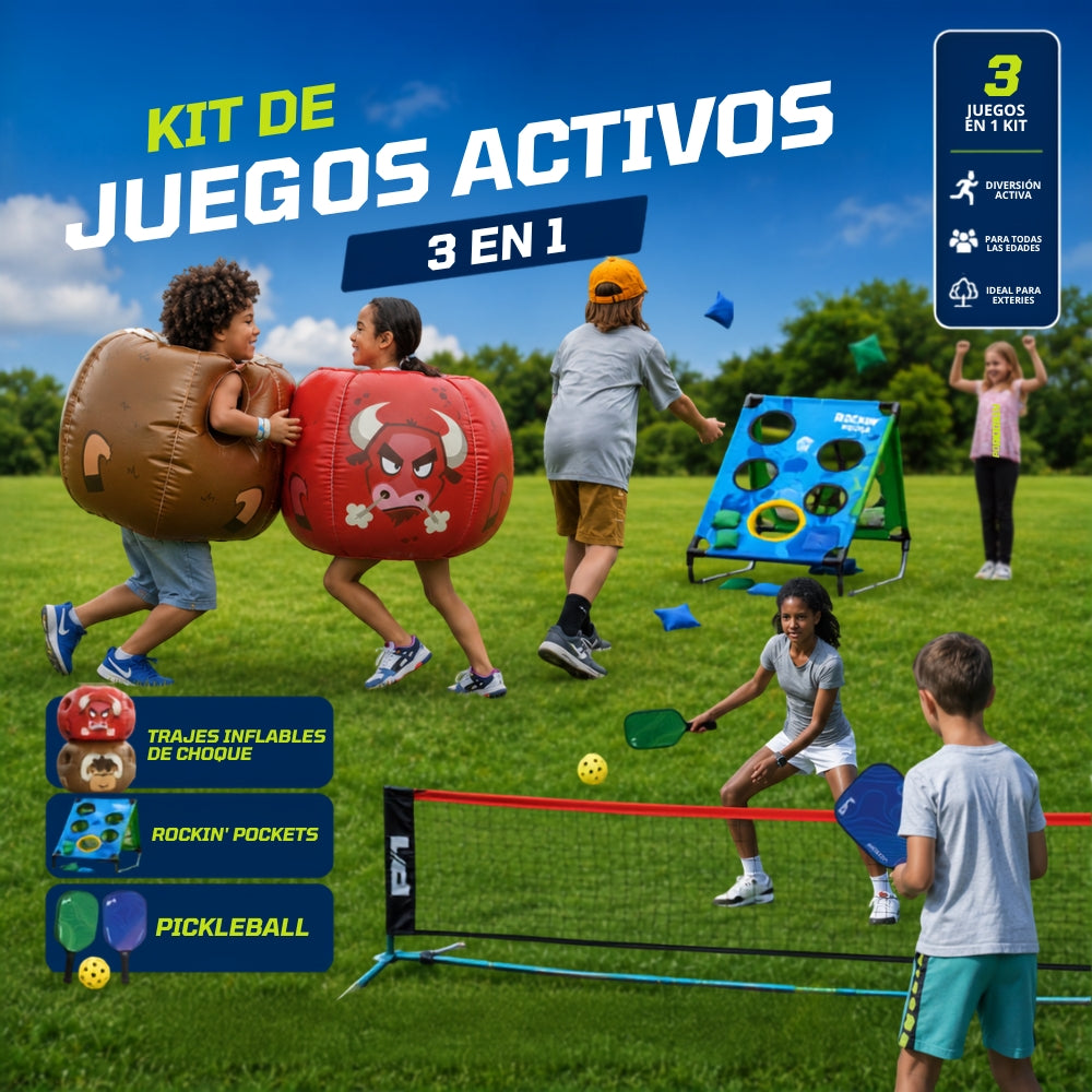 Kit de Juegos Activos 3 en 1