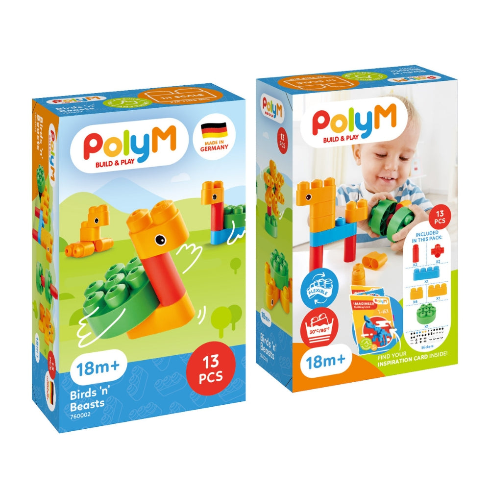 PÁJAROS Y BESTIAS POLY M