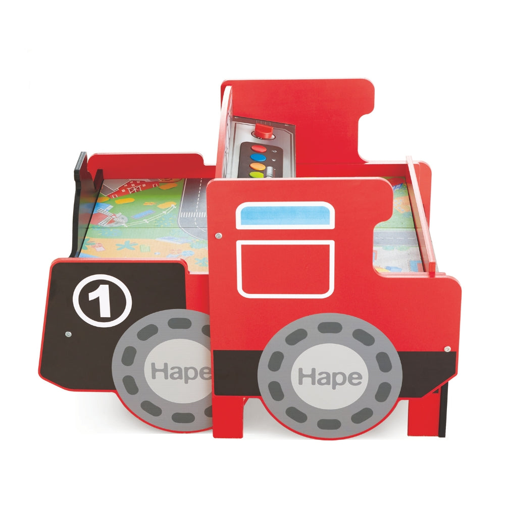 MESA LOCOMOTORA PLEGABLE ROJA