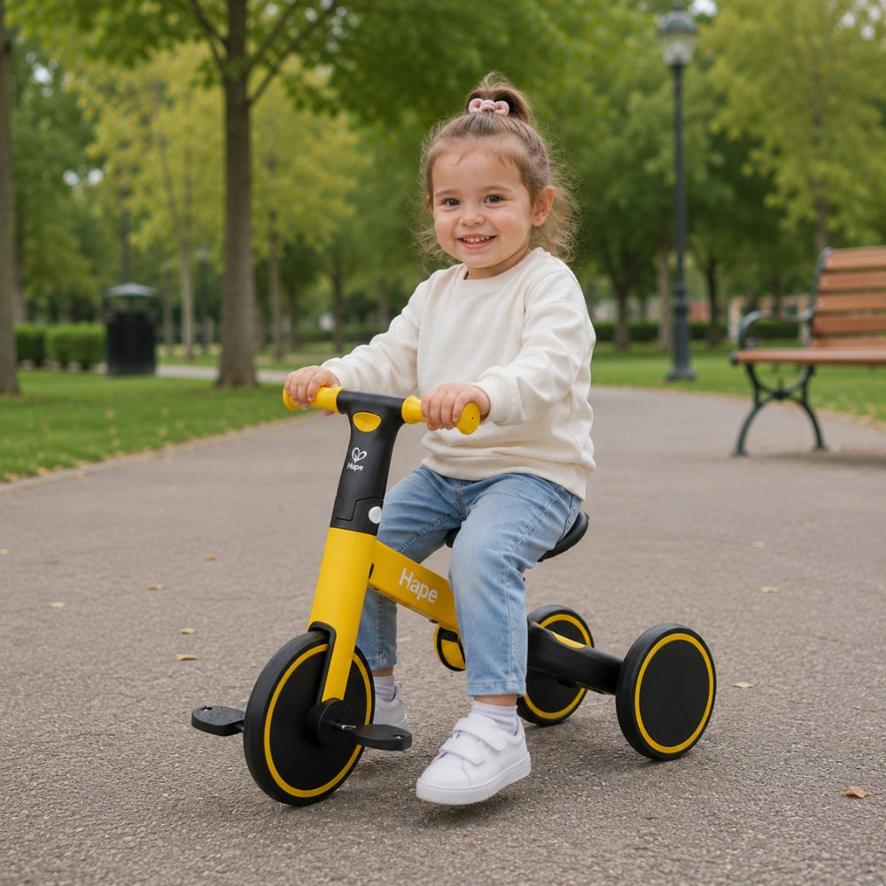 TRICICLO DE EQUILIBRIO PLEGABLE MULTIFUNCIONAL HAPE