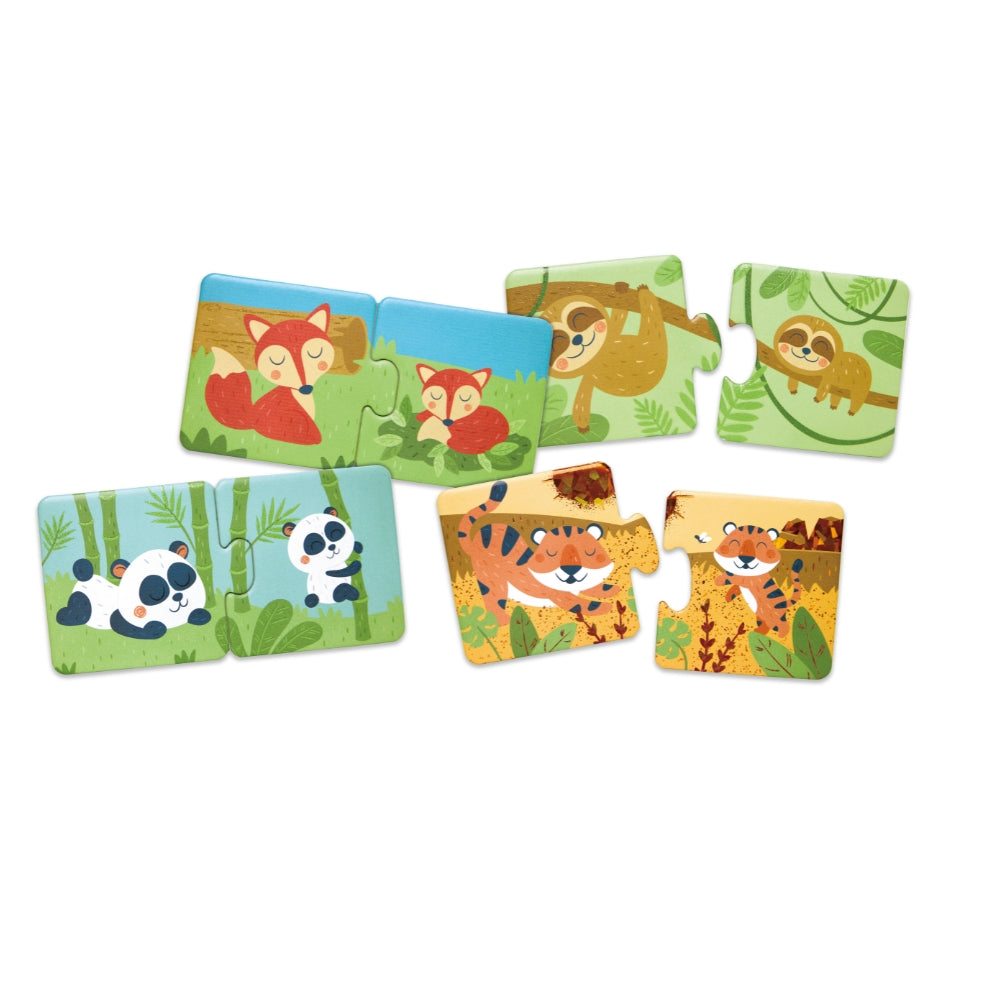 ROMPECABEZAS DE EMPAREJAMIENTO DE FAMILIAS DE ANIMALES