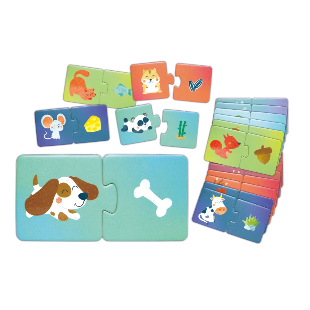 Rompecabezas la merienda de los animales