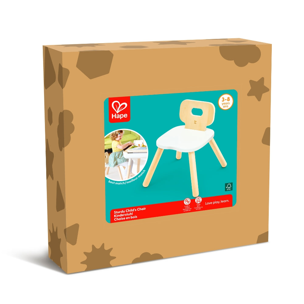 Silla Infantil de Madera Resistente