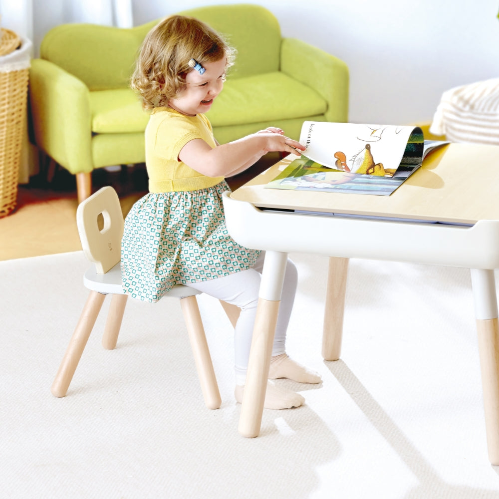 Silla Infantil de Madera Resistente