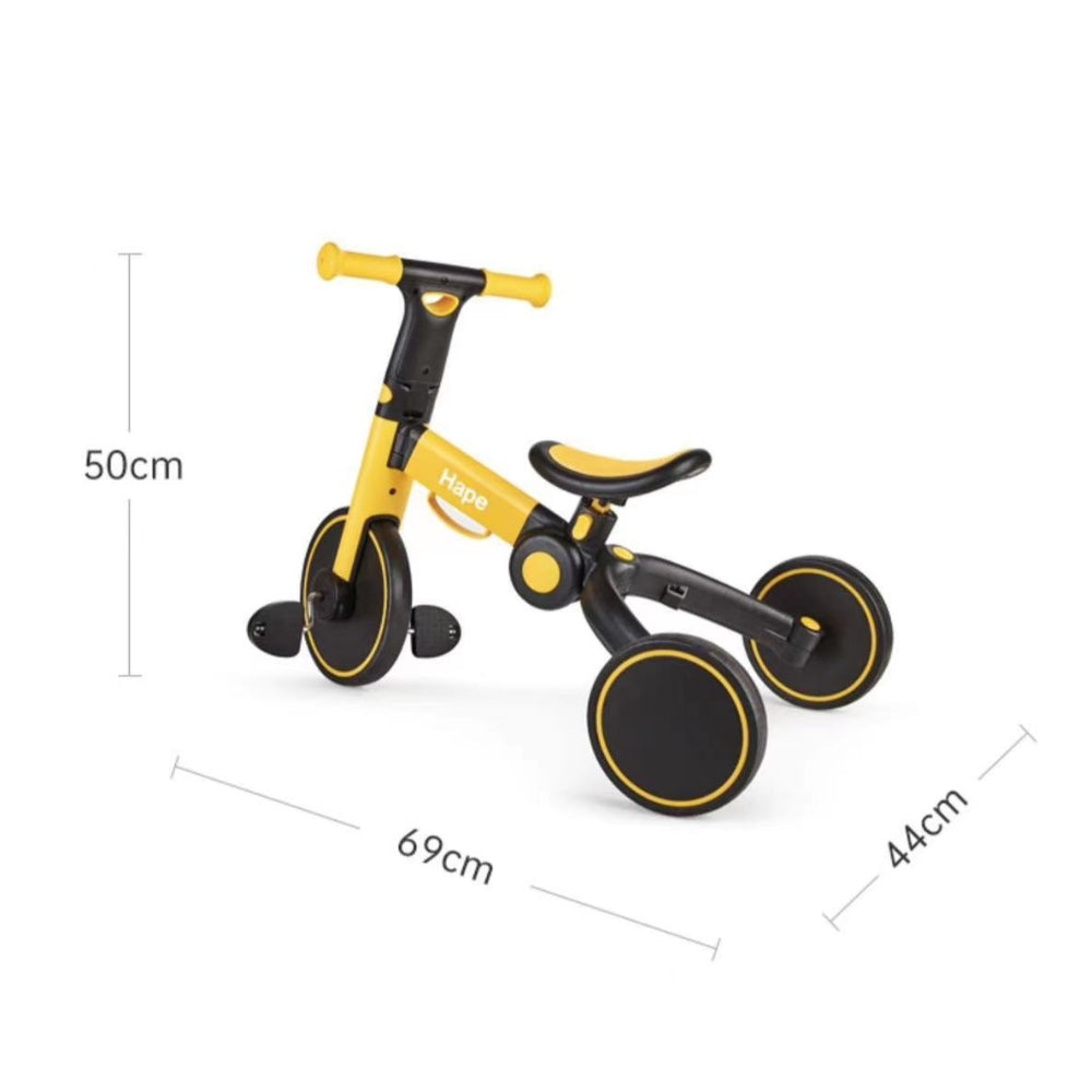 TRICICLO DE EQUILIBRIO PLEGABLE MULTIFUNCIONAL HAPE