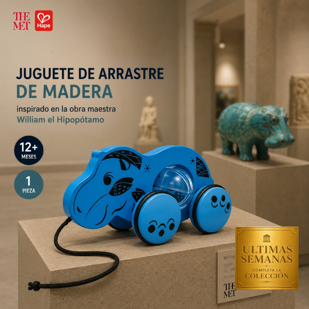 Juguete de Arrastre William el Hipopótamo