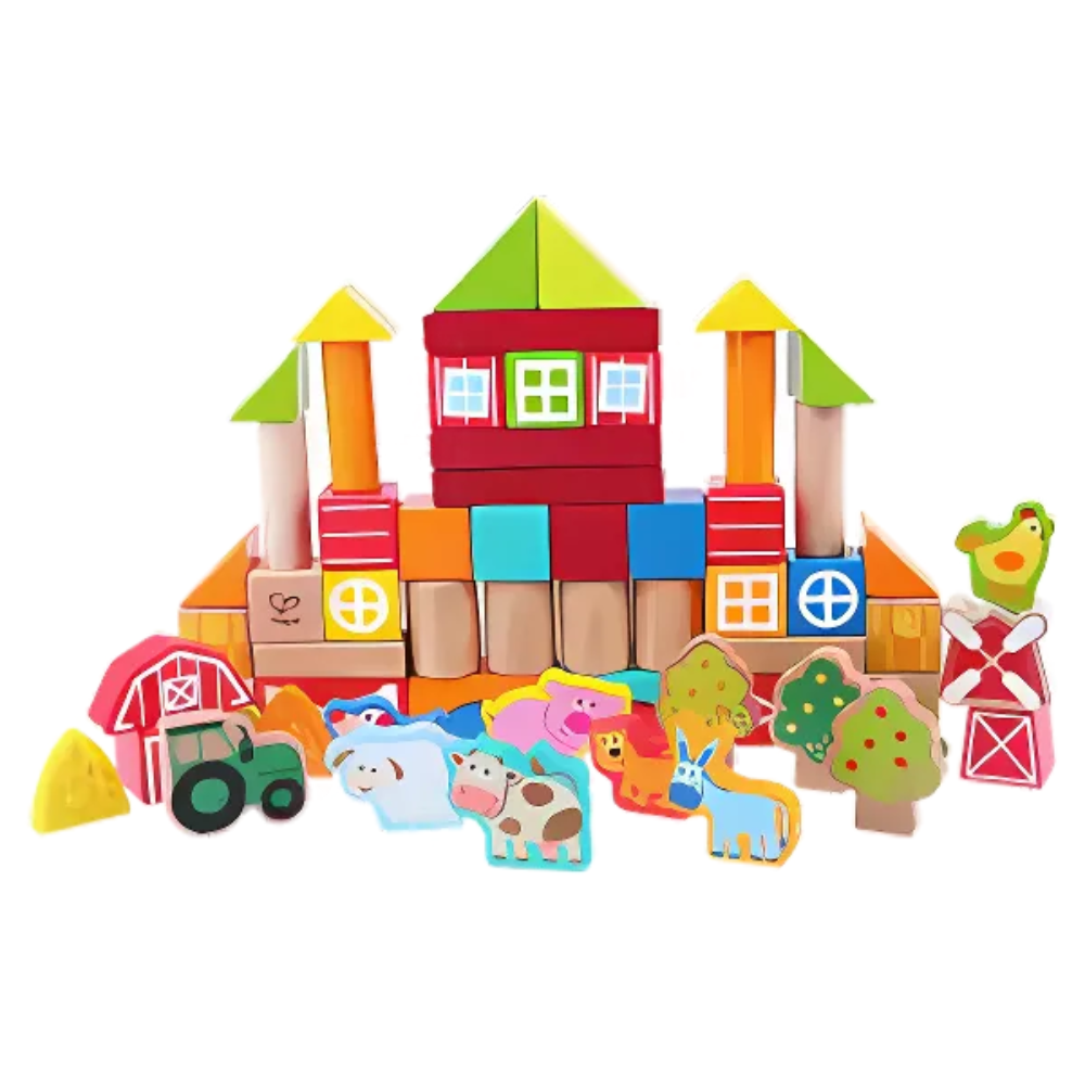 BLOQUES DE ANIMALES DE GRANJA