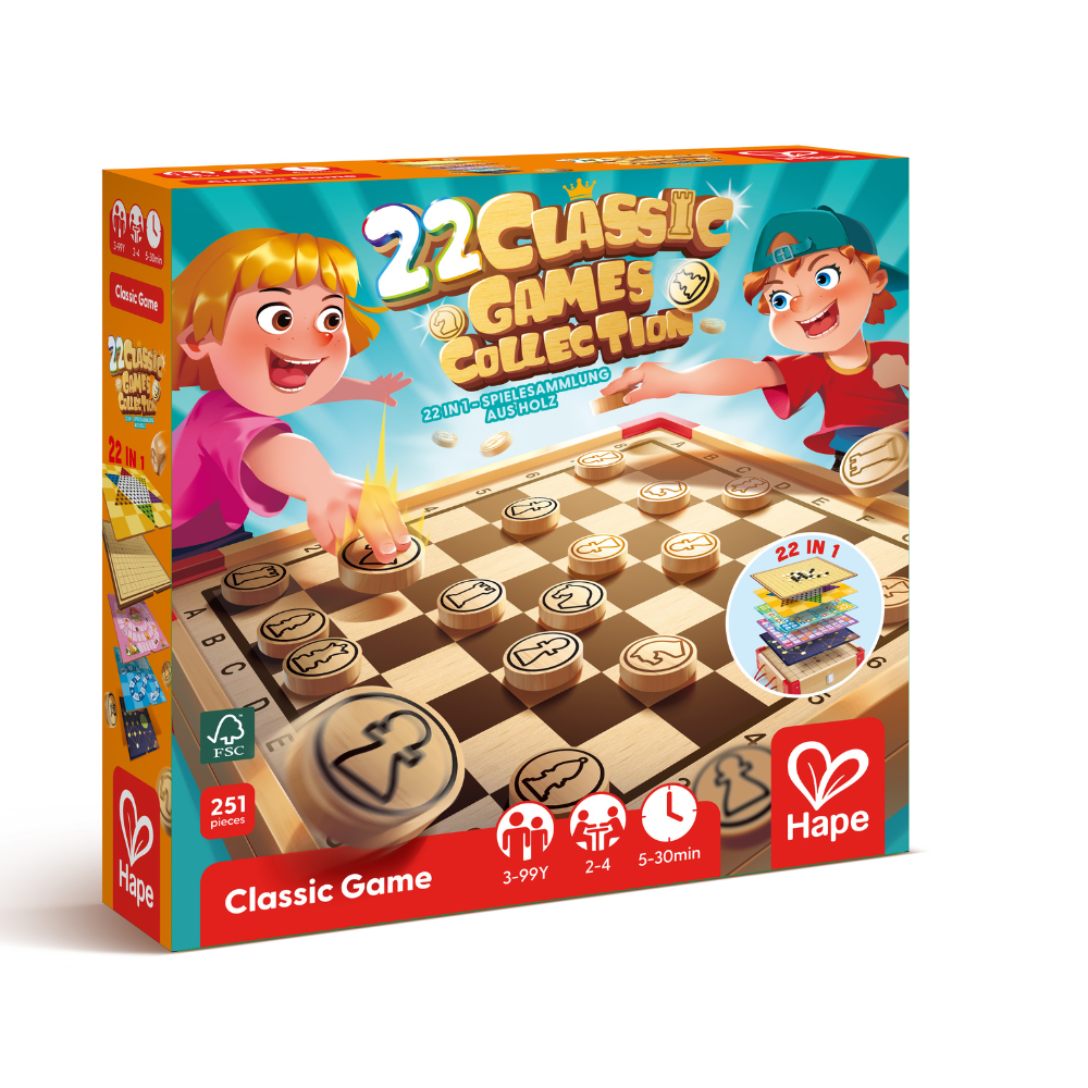 Colección de 22 Juegos de Mesa Portátiles